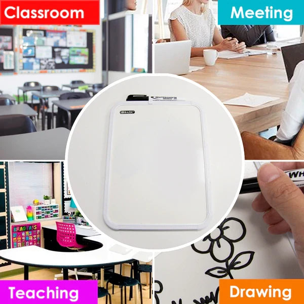 BAZIC 8.5" X 11" Dry Erase Board w/ Marker Sold in 12 Units
