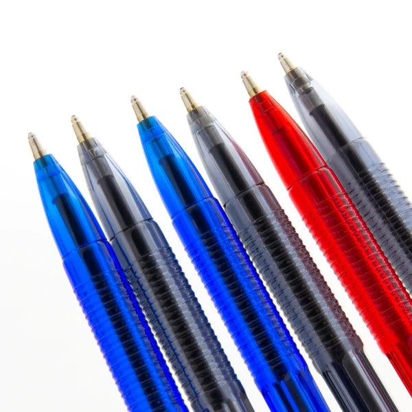 BAZIC GX-8 Blue Oil-Gel Ink Pen (12/Box) Sold in 12 Units