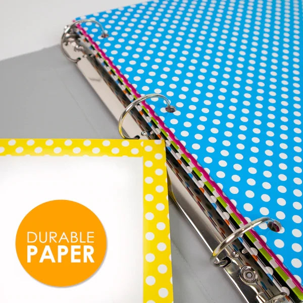BAZIC Polka Dot 2-Pocket Portfolios Sold in 48 Units