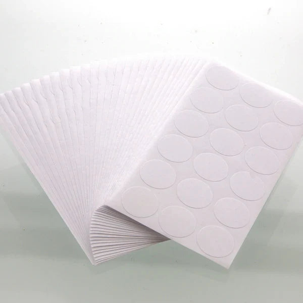 BAZIC White 3/4" Round Label (504/Pack) Sold in 24 Units