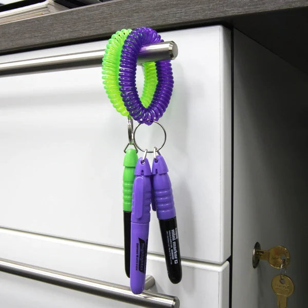 BAZIC Wrist Coil w/ Key Holder (2/Pack) Sold in 24 Units