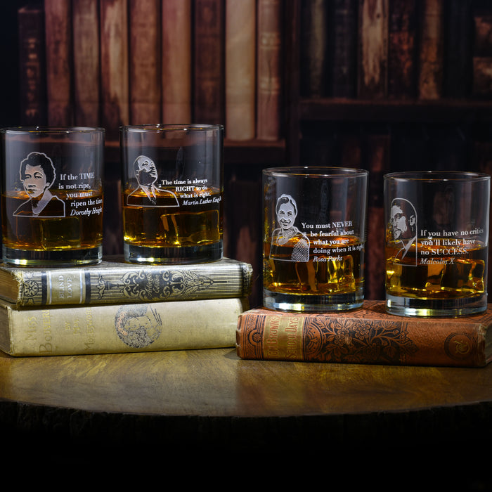 Black Leader Quotes Beer Mug Set "Love Knows No Color"
