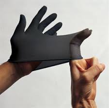 Black Raven Disposable Gloves, available at Catalina Paints in Los Angeles County, CA.