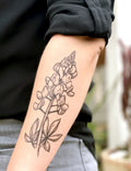 Blue Bonnett Temporary Tattoo