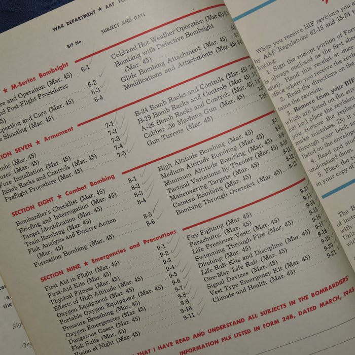Bombardiers' Information File US Army Air Force May 1945
