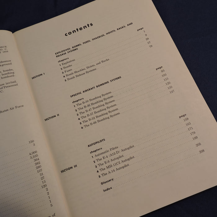 Bombs and Bombing Systems for Aircraft Observers AF Manual 50-22, 1956