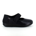 Bred ballerina med kardborre och extra plats