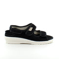 Bred sandal från OrtoMed med kardborrband