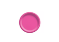 Bright Pink Paper Dessert Plates - 50ct