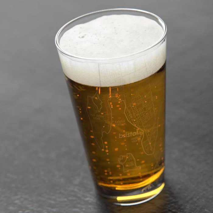 Bristol RI  Pint Glass