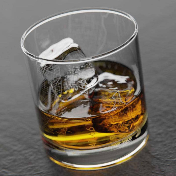Bristol RI Whiskey Glass