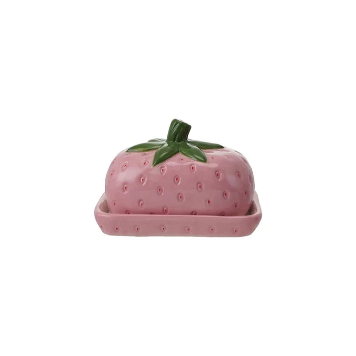 Butter Dish - Strawberry Shaped - Findlay Rowe Designs