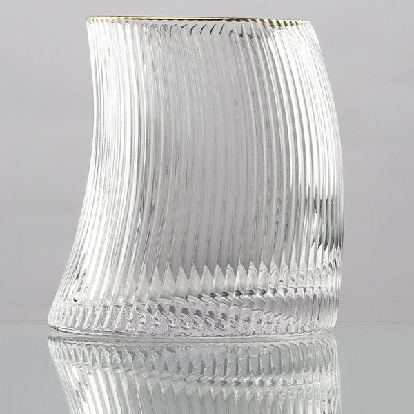 Carafe Creative Glass (Small Size), Luxurious Crystal Glass Carafe with 6 Glasses