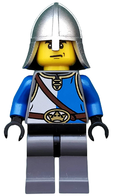 Castle - King's Knight Blue and White with Chest Strap and Crown Belt