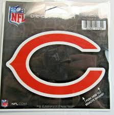 Chicago Bears 4.5" Auto Magnet Die Cut Logo