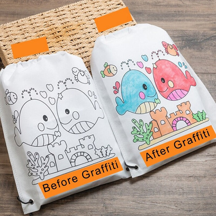 Children Coloring Backpack