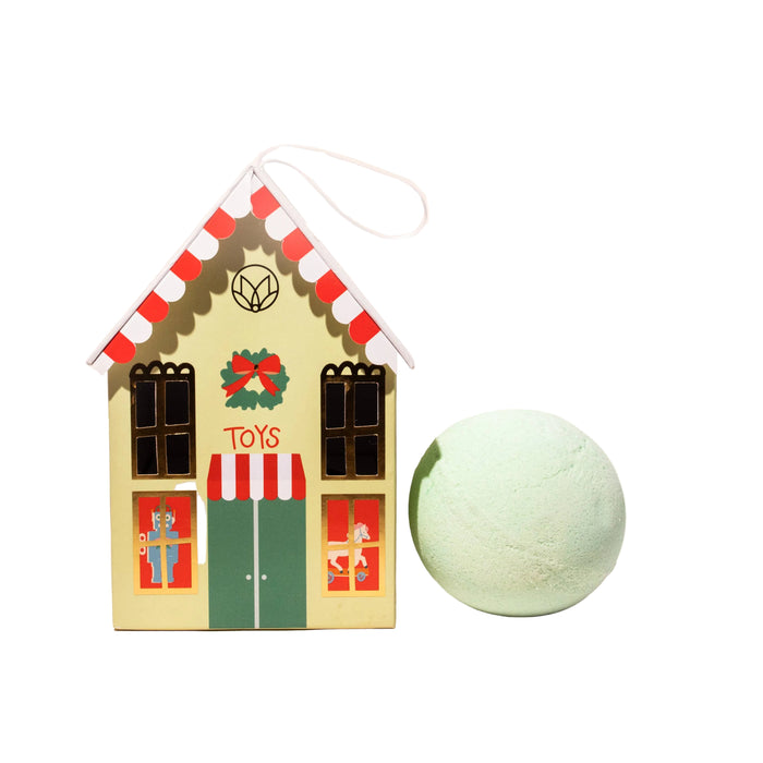 Christmas Village Toy Shop Bath