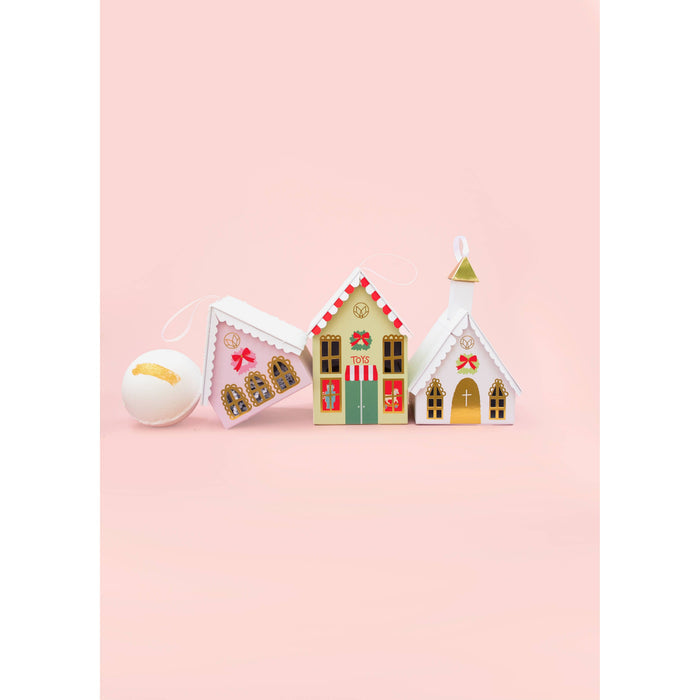 Christmas Village Toy Shop Bath