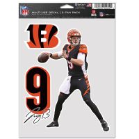 Cincinnati Bengals Decal Multi Use Fan 3 Pack Joe Burrow