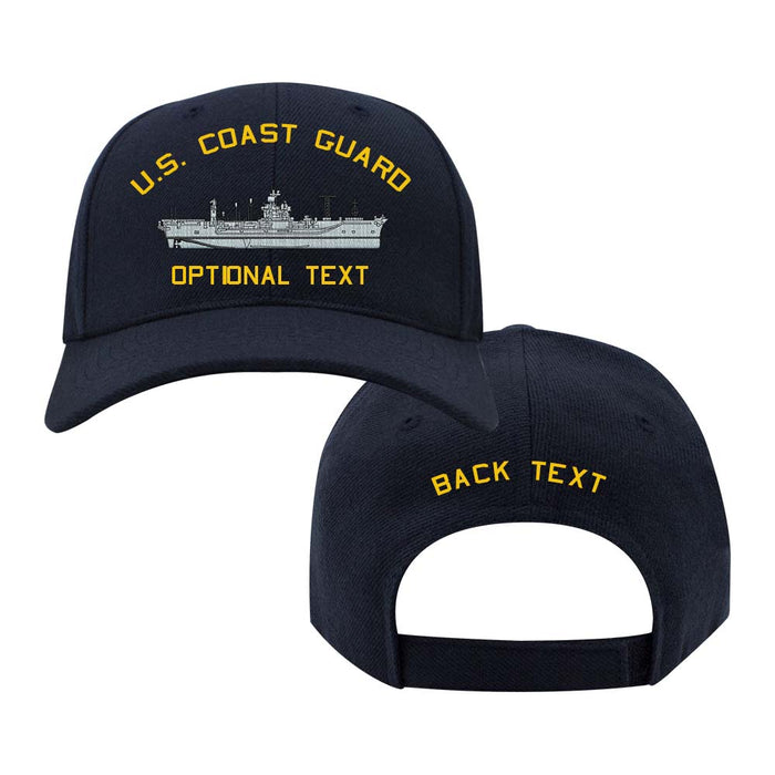 Coast Guard Custom Ship Cap - Blue Ridge Class Amphibious Command Ship Hats and Caps