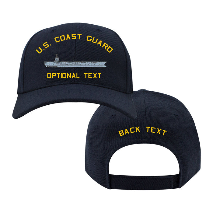 Coast Guard Custom Ship Cap - Gerald R. Ford Class Carrier Hats and Caps