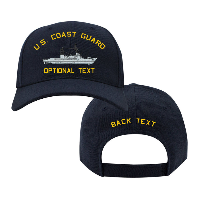 Coast Guard Custom Ship Cap - Hamilton Class Cutter Hats and Caps