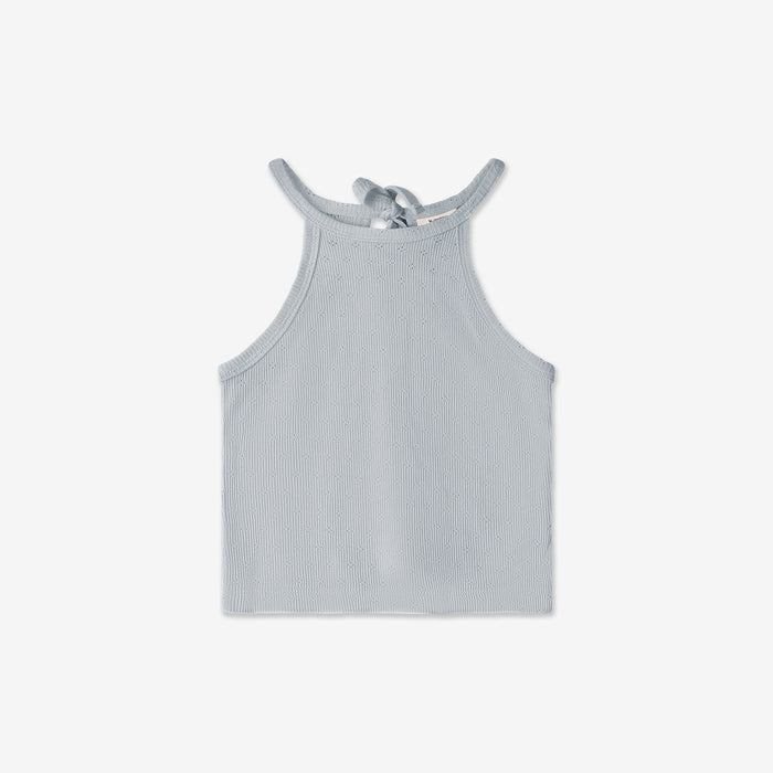 Collar Tank Top with Tied Back H30