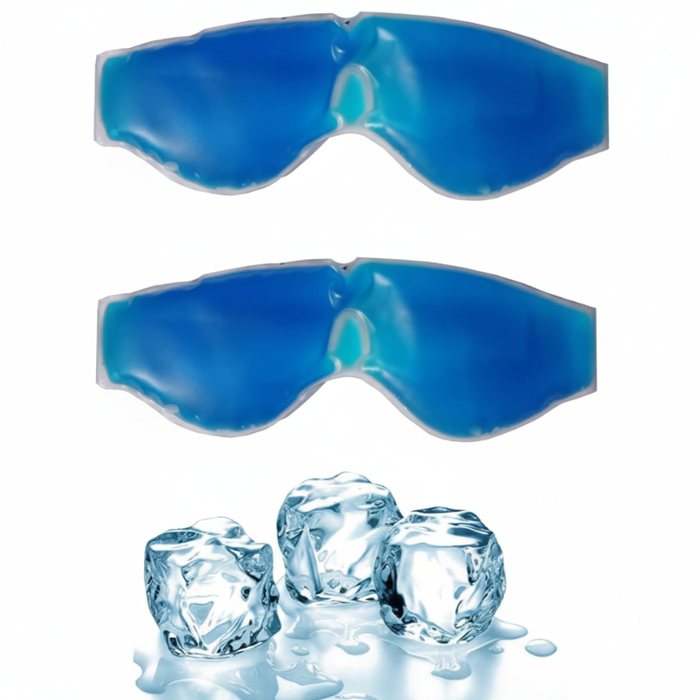 Cooling Gel Relaxing Eye Mask – Reusable Cold & Warm Therapy Mask for Stress Relief, Eye Strain & Headache(Random color-Pack of 1)