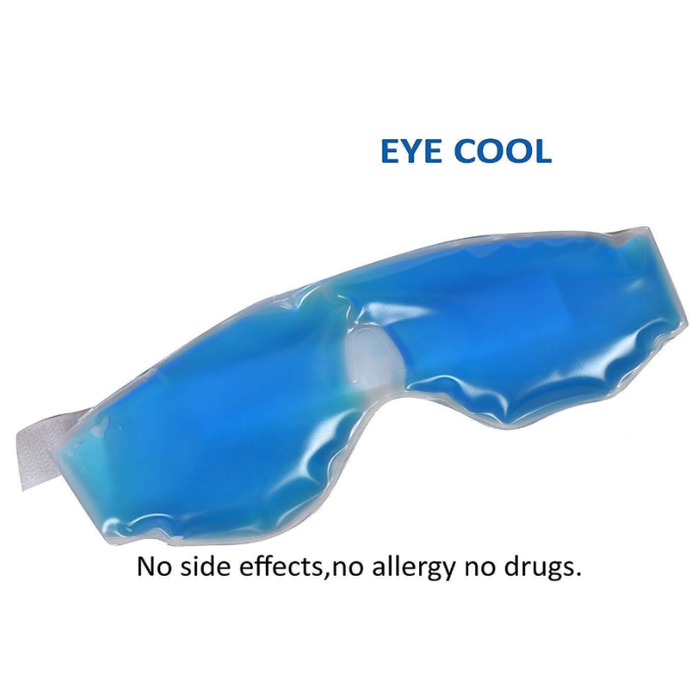 Cooling Gel Relaxing Eye Mask – Reusable Cold & Warm Therapy Mask for Stress Relief, Eye Strain & Headache(Random color-Pack of 1)