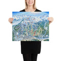 Copper Mountain Ski Trail Map, Colorado