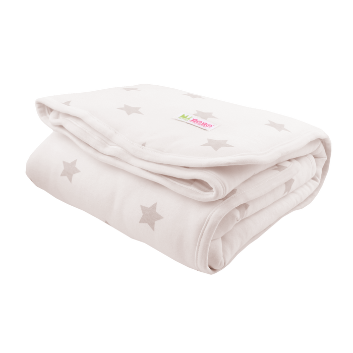 Cream Beige Star  Bedding Gift Basket - Red Basket !