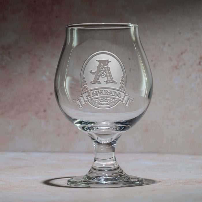 Custom, Engraved Belgian Beer & Cider Glass