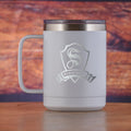 Custom Engraved Coffee Mug Tumbler with Handle
