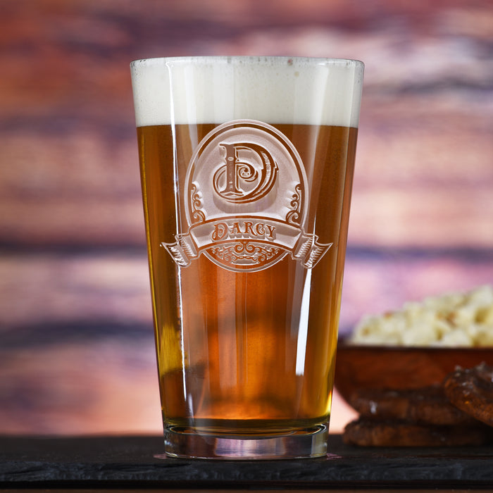 Custom Pub Pint Bar Glasses (Set of 4)