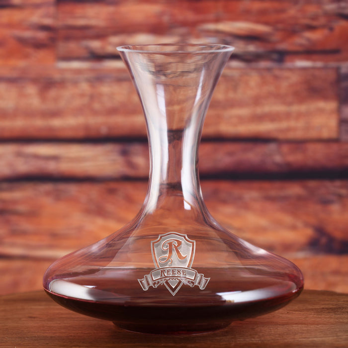Custom Wine Decanter Engraved