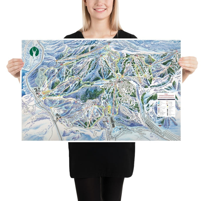 Deer Valley Ski Trail Map, Utah