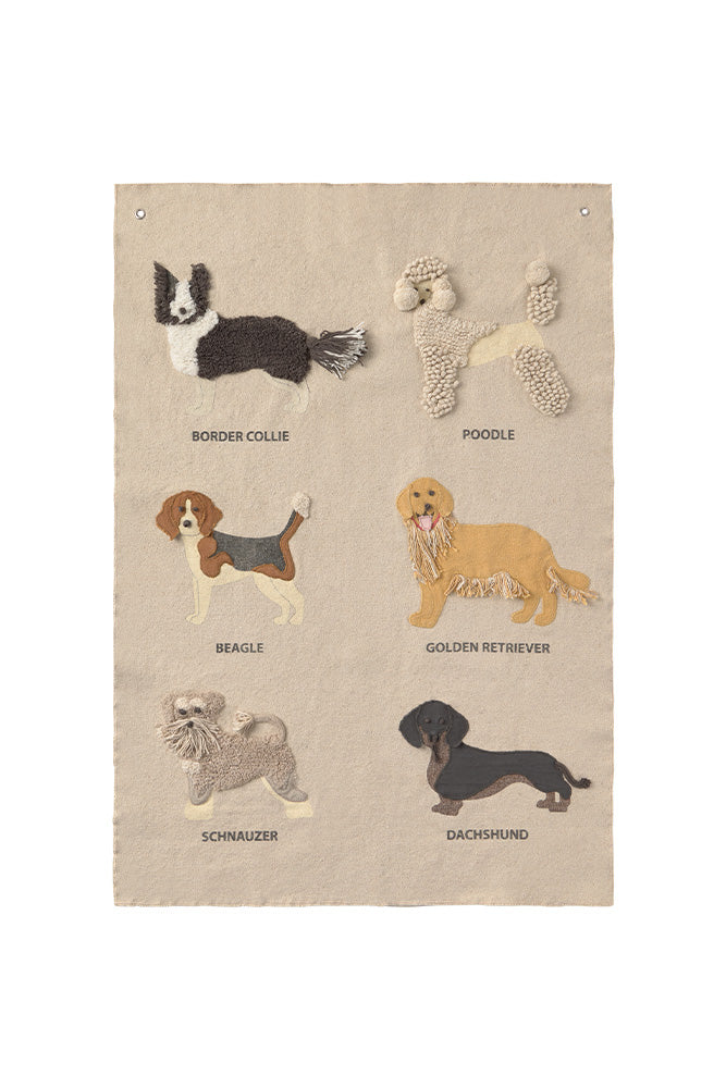 Dogs Wall Hanger - Rugs by Roo