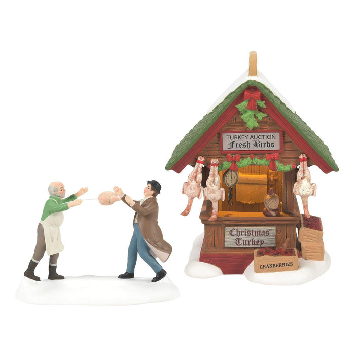 Dressed Turkey Auction Set, Dept. 56