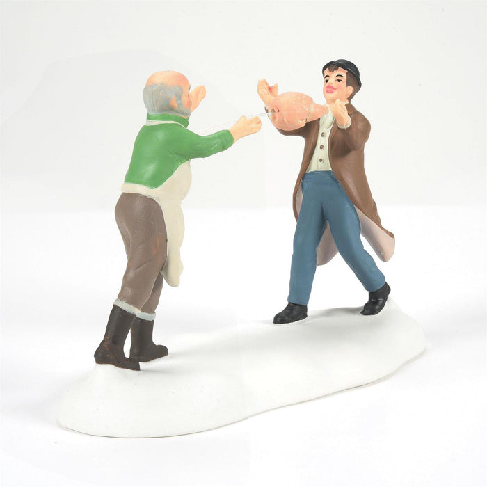 Dressed Turkey Auction Set, Dept. 56
