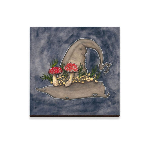 PinkPolish Design Magnets "Earth Magic" Wood Refrigerator Magnet