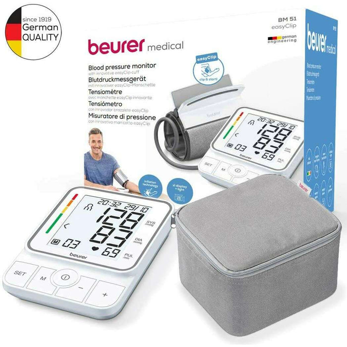The German Outlet, Beurer, EasyClip Upper Arm Blood Pressure Monitor