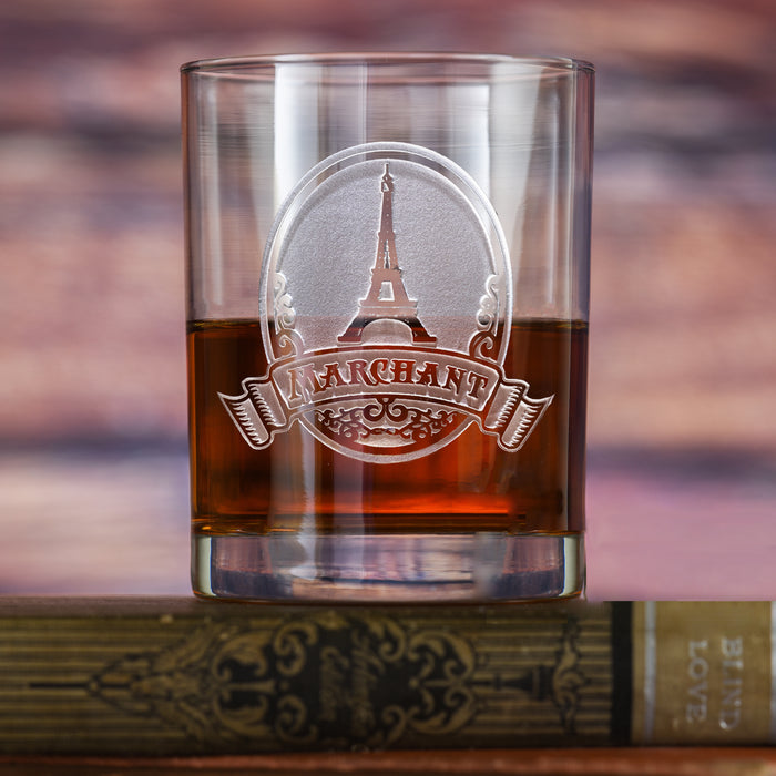 Eiffel Tower Scotch Glass
