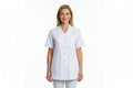 Elegant hvid tunika med god pasform fra Nybo Workwear