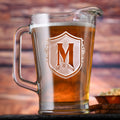 Engraved, Monogrammed Beer Pitchers