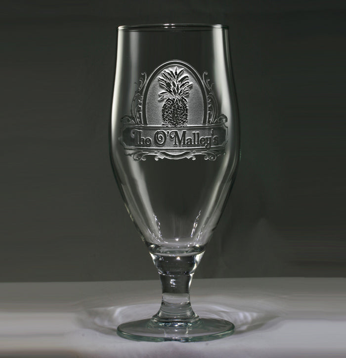 Engraved, Personalized Pineapple Tea Goblet
