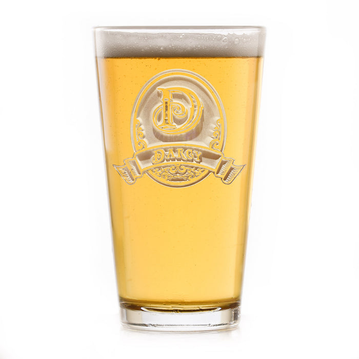 Engraved Pub Pint Bar Glasses