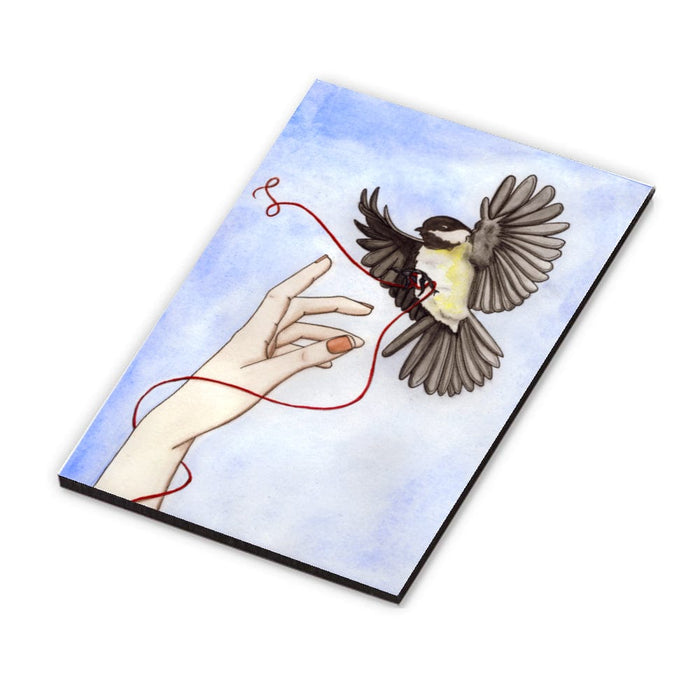 PinkPolish Design Magnets "Entwined" Wood Refrigerator Magnet