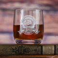 Etched Stolzle Weinland Crystal, Rocks, DOF, Double Old Fashioned Glass