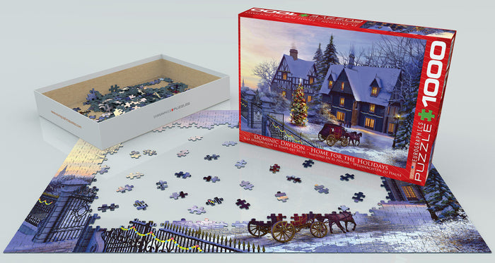 Eurographics Home for the Holidays 1000 Piece Puzzle - Puzzlicious.com