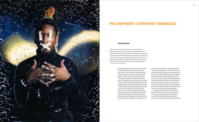Inside page of 'Eye Dreaming: Photographs by Anthony Barboza'.